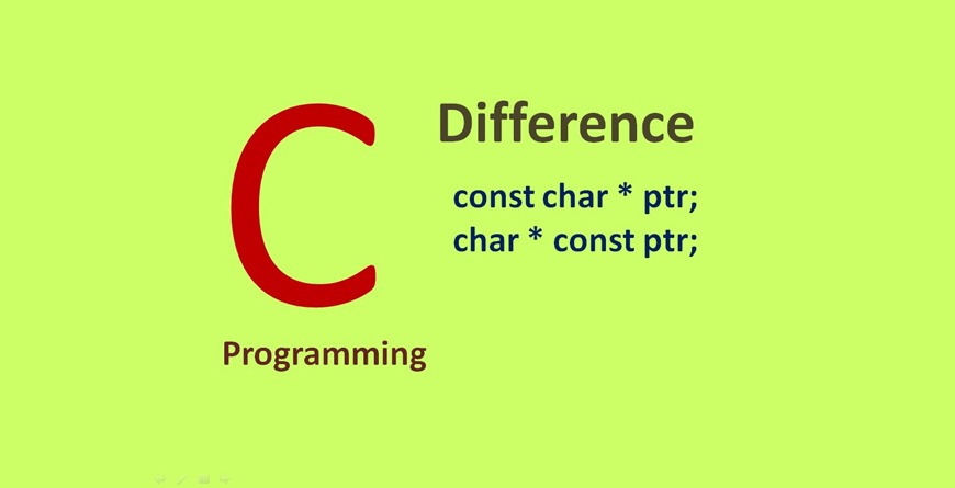 Constant pointer and pointer to constant in C programming