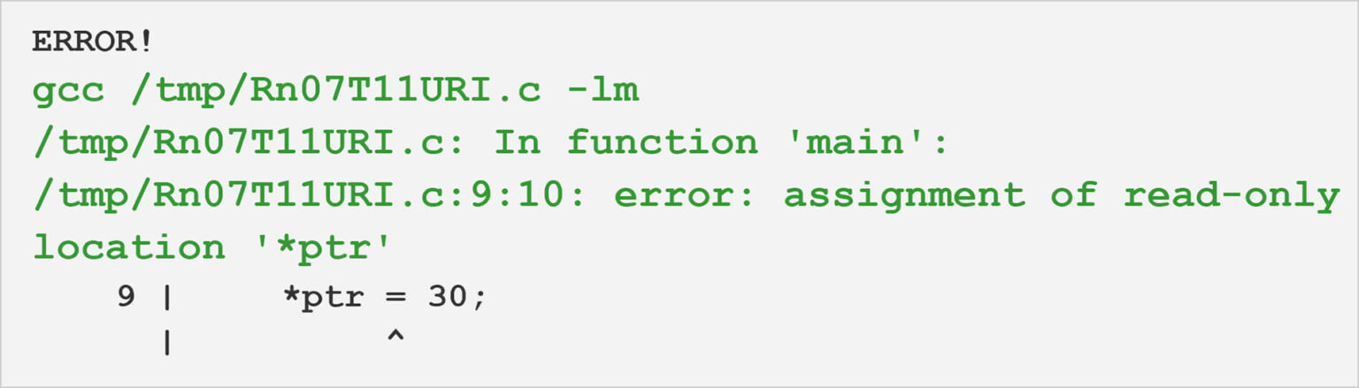 Constant Pointer and Pointer Constant in C Programming