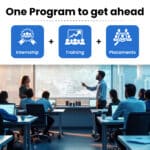 Emertxe program combining internship, training, and placements for career success.