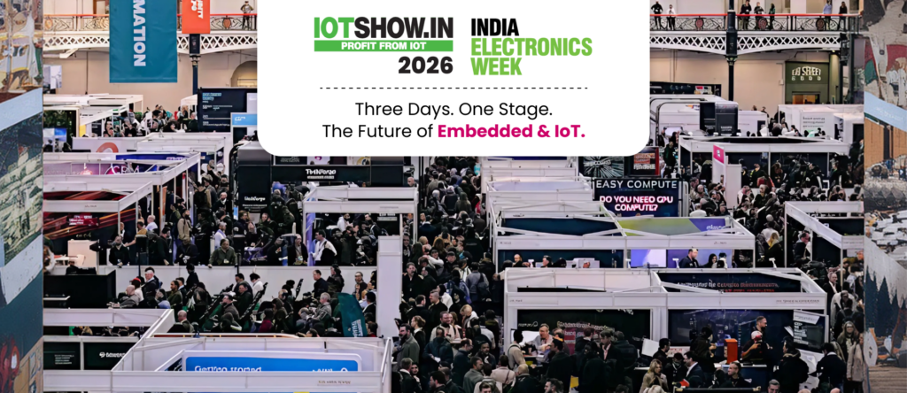 IoTshow.in 2026 — India Electronics Week, Bangalore IoT expo for embedded and IoT developers