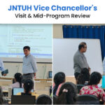 JNTUH Vice Chancellor inspects embedded systems training progress, reviews student projects, - Emertxe & JNTUH