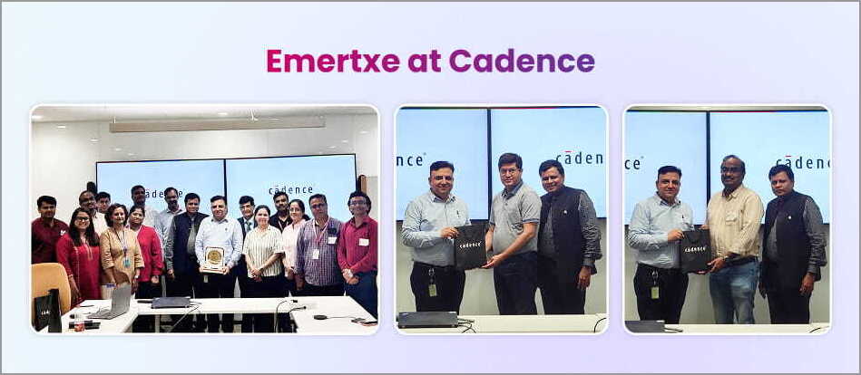 Emertxe team during an industrial visit to Cadence