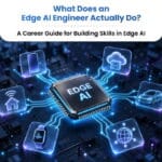 Edge AI chip connected to smart devices