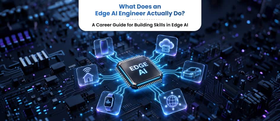 Edge AI chip connected to smart devices